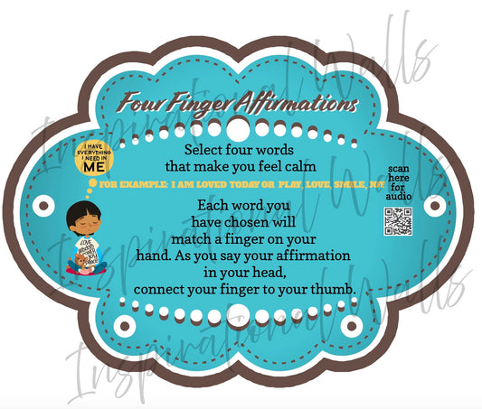 Meditation Affirmation Decal with audio