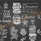 Chalkboard Mural Collection #2